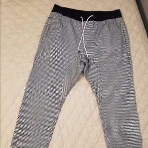 Zanerobe joggers navy/white honeycomb size 36